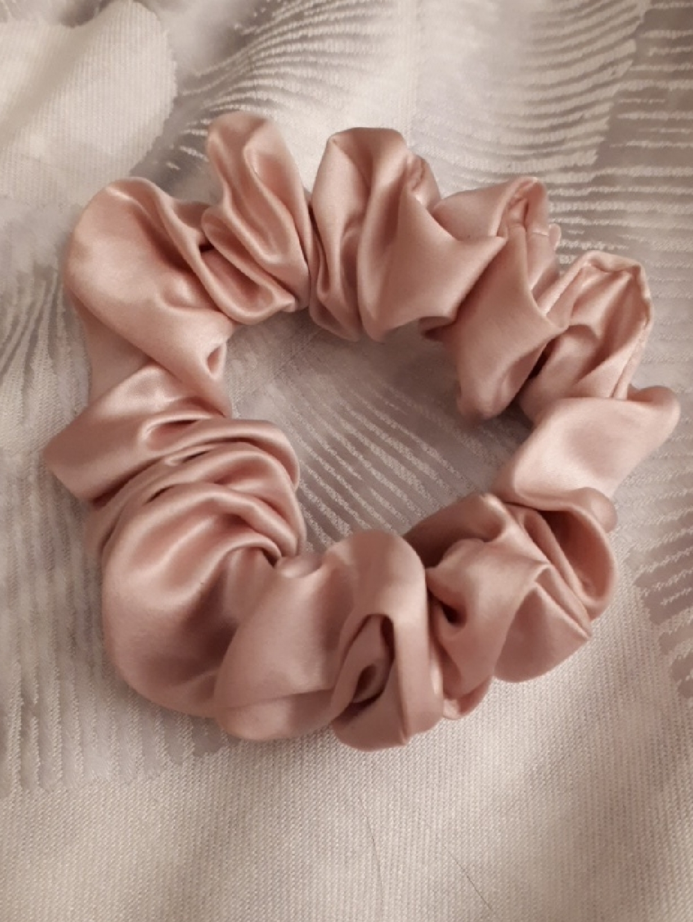slip Silk Large Scrunchie in Blush Pink NEW